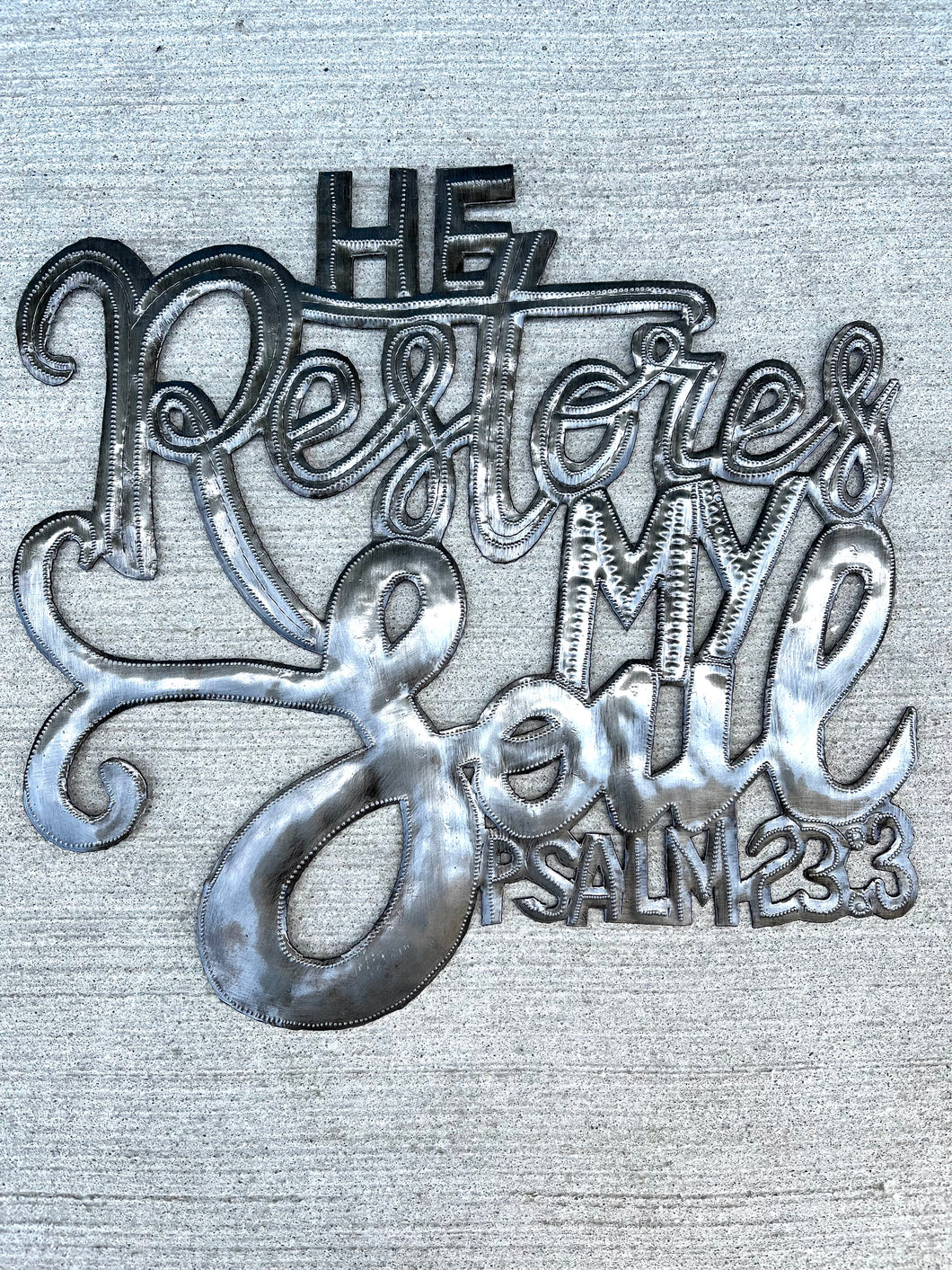 He Restores My Soul