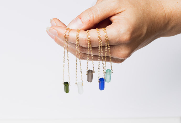 Sea Glass Pendant Necklace
