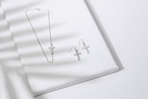 Aluminum Cross Necklace