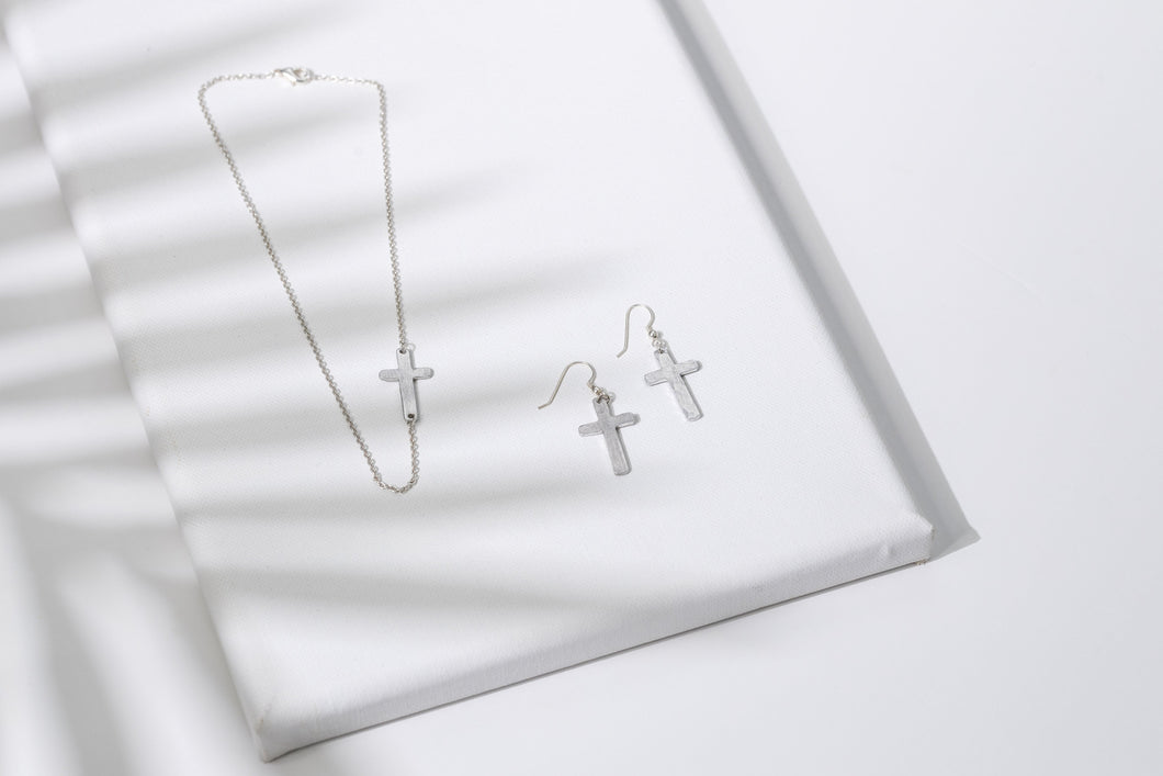 Aluminum Cross Necklace