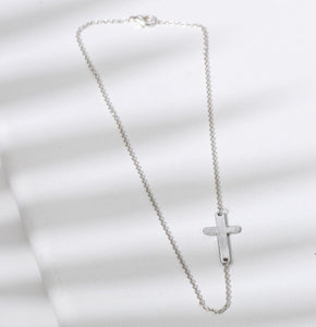 Aluminum Cross Necklace