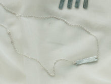 Aluminum Minimal Bar Necklace