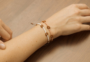 Beaded Flower Bracelets