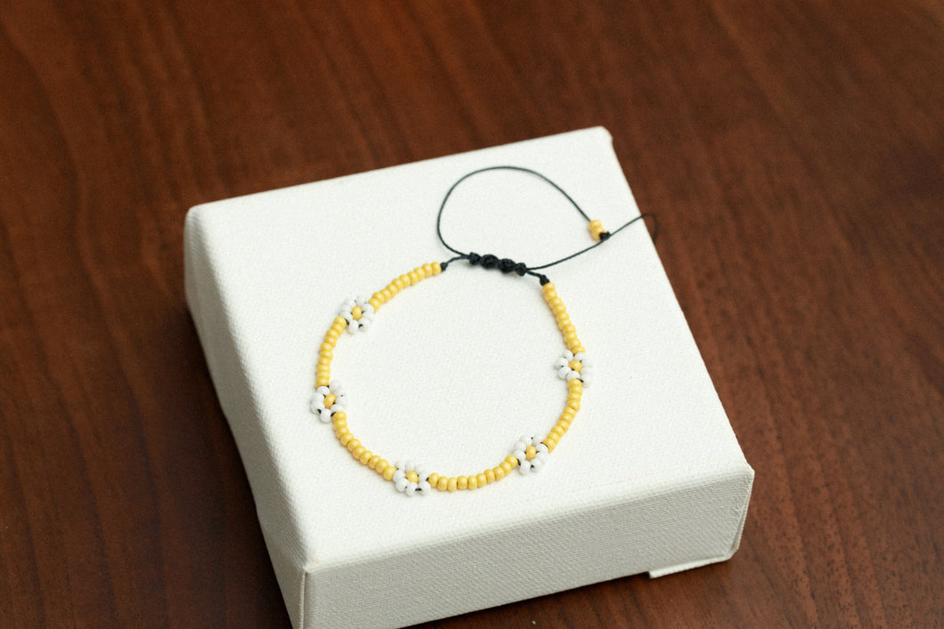 Beaded Flower Bracelets
