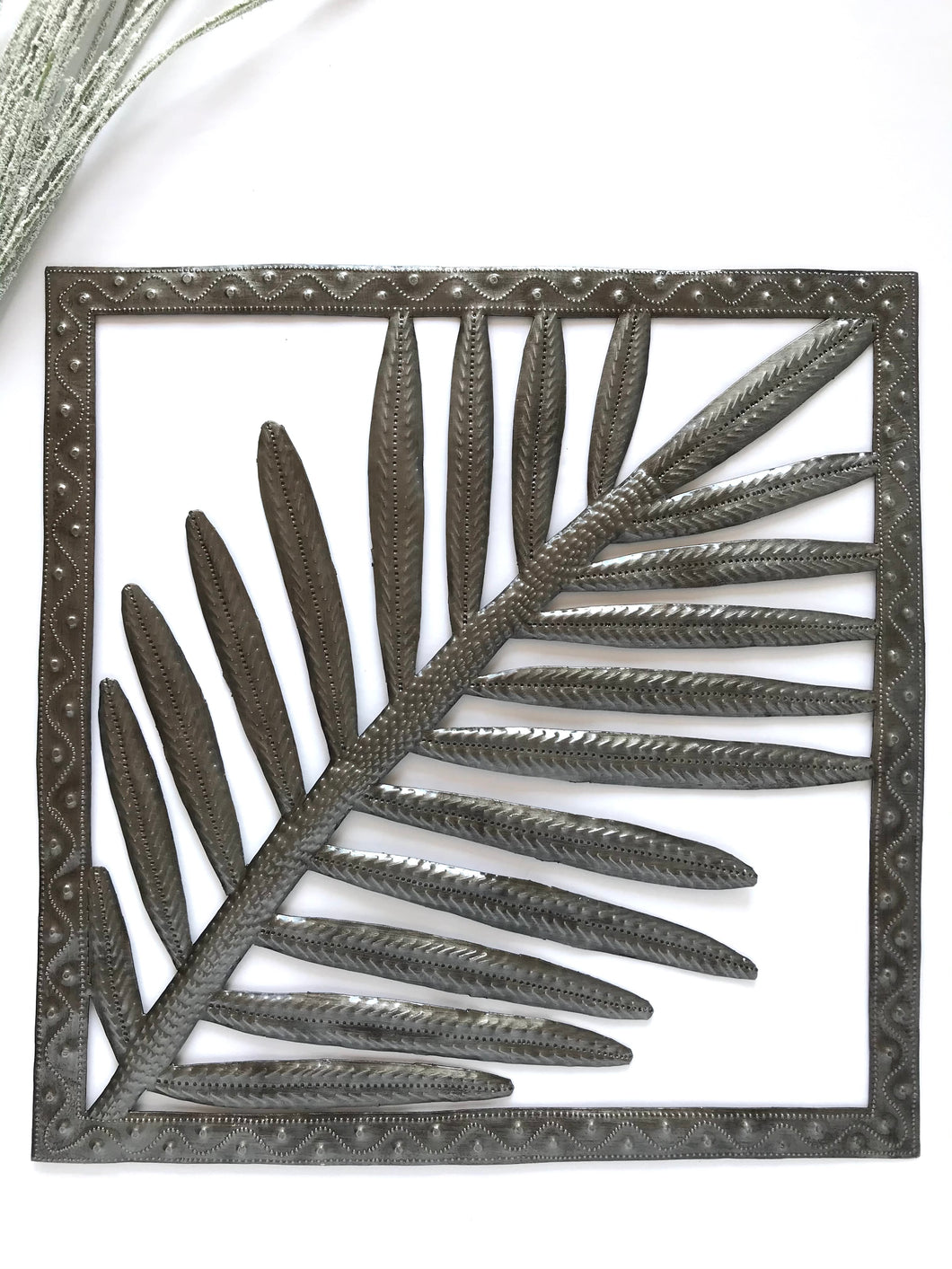 Framed Palm Leaf