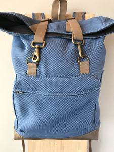 Fold-over Backpack - Vegan Leather Bottom